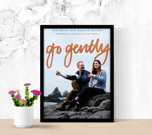 Go Gently framed poster