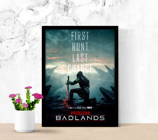 Predator Badlands framed poster