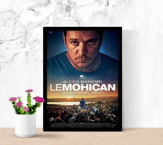 Le Mohican framed poster