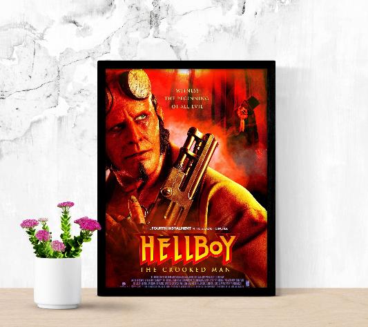 Hellboy The Crooked Man framed poster