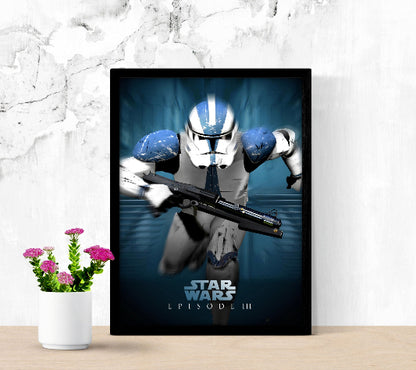 Star Wars Episode III Revenge of The Sith framed poster