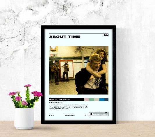 About Time framed poster
