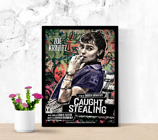 Caught Stealing framed poster