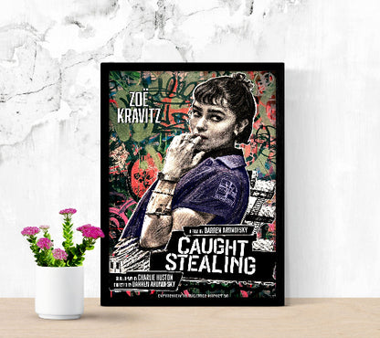 Caught Stealing framed poster