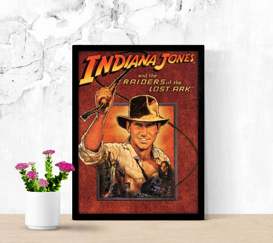 Raiders of The Lost Ark framed poster