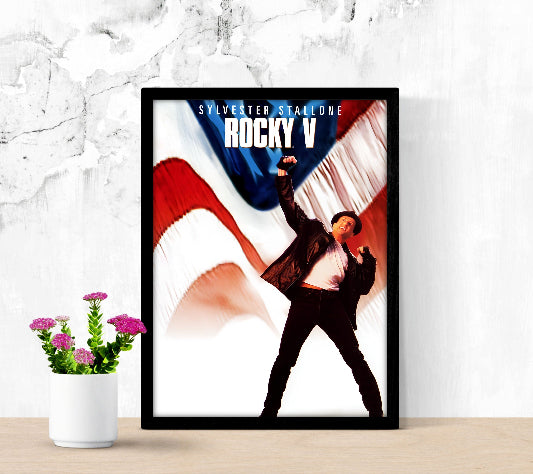 Rocky V framed poster
