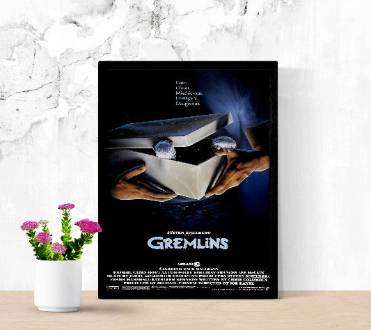 Gremlins framed poster