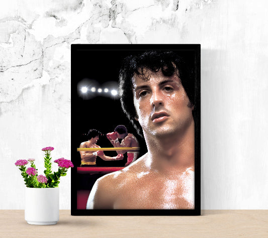 Rocky II framed poster
