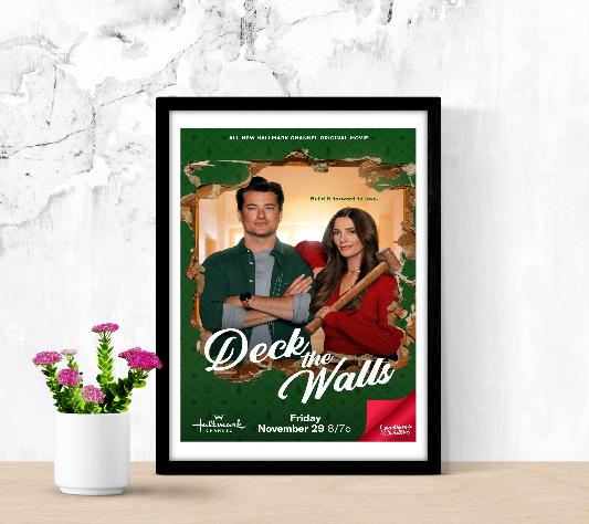 Deck The Walls framed poster