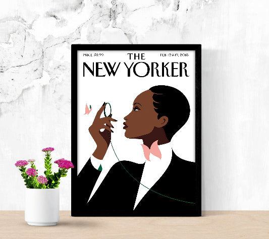 The New Yorker 12 & 19 Feb 2018 framed poster