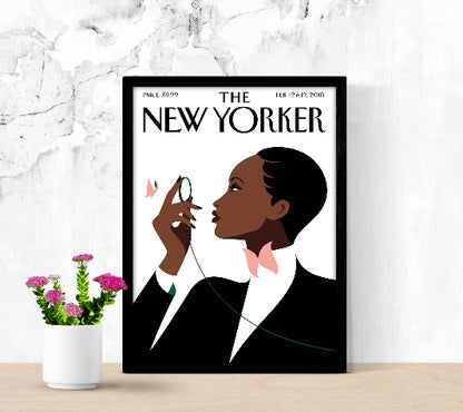 The New Yorker 12 & 19 Feb 2018 framed poster