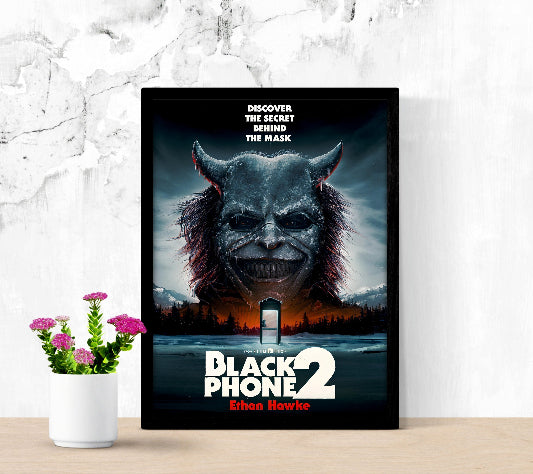 Black Phone 2 framed poster