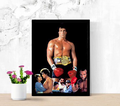 Rocky III framed poster