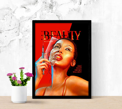 The Beauty framed poster