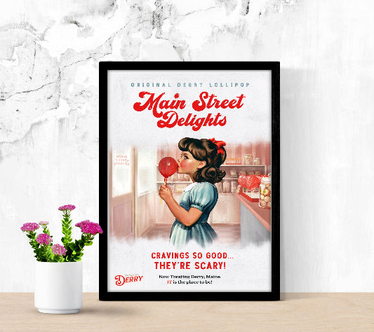 It Welcome To Derry framed poster