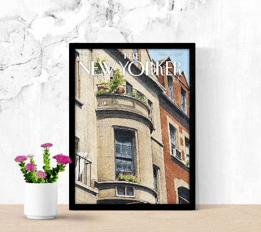The New Yorker April 13 2015 framed poster