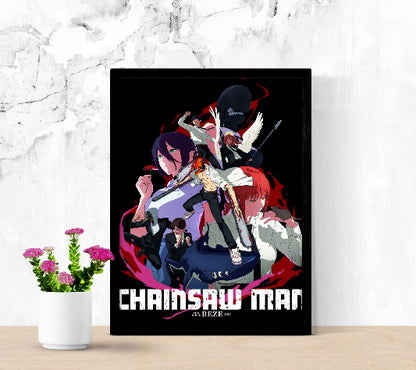 Gekijô-ban Chensô Man Reze-hen framed poster