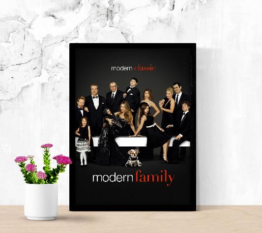 Modern Family framed poster