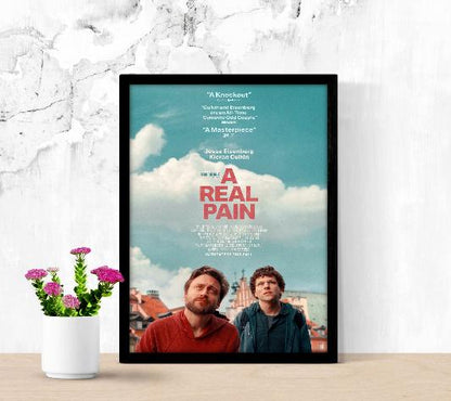 A Real Pain framed poster