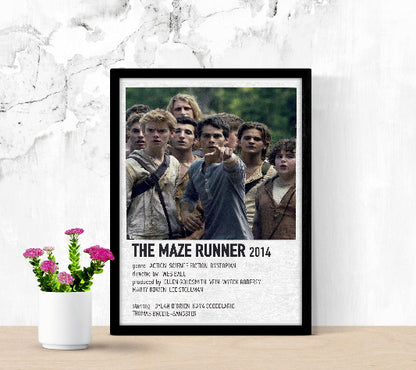 The Maze Runner Minimalist framed poster