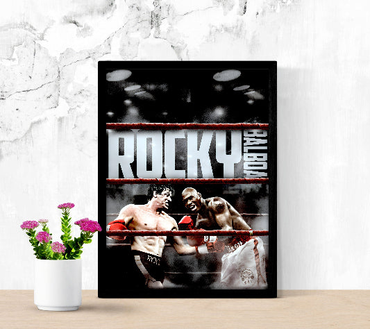 Rocky Balboa framed poster