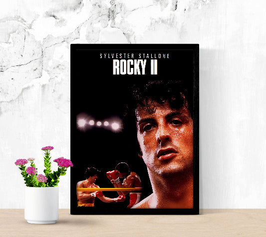 Rocky II framed poster