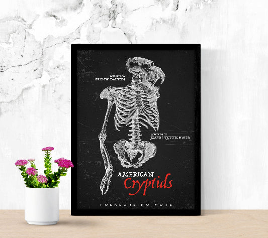 American Cruptids framed poster