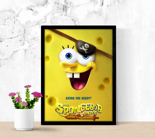 The Spongebob Movie Search For Squareparts framed poster