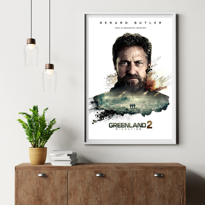 Greenland 2 Migration framed poster