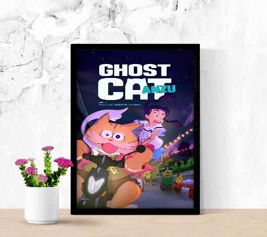 Ghost Cat Anzu framed poster