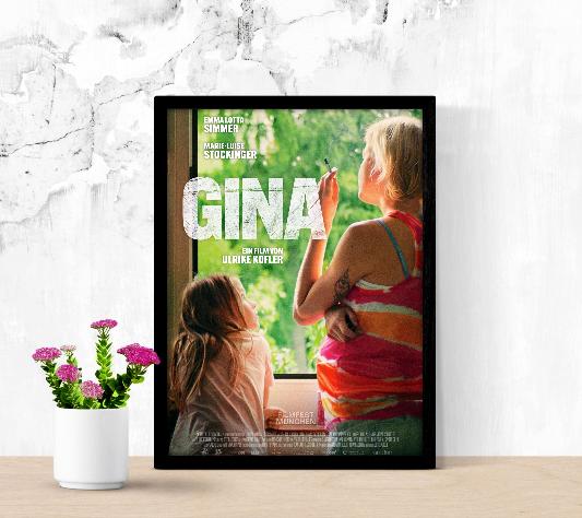 Gina framed poster