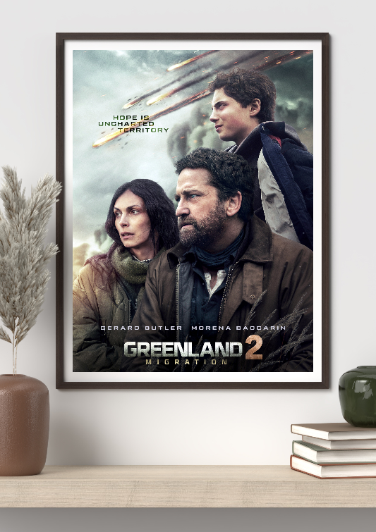 Greenland 2 Migration framed poster