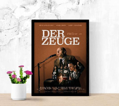 Der Zeuge framed poster