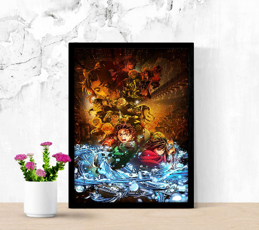 Gekijô-ban Chensô Man Reze-hen framed poster
