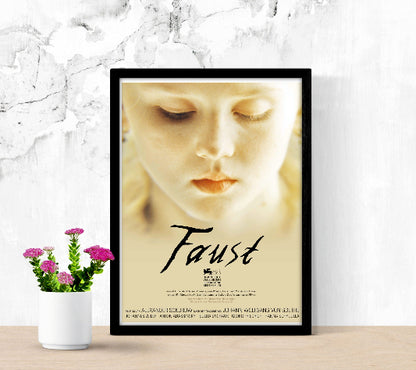 Faust framed poster