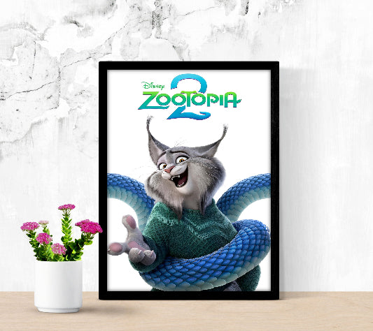 Zootopia 2 framed poster