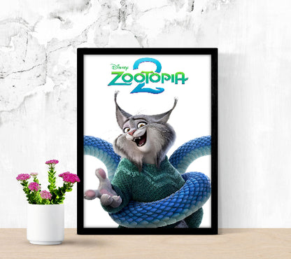 Zootopia 2 framed poster