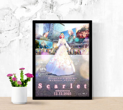 Scarlet framed poster