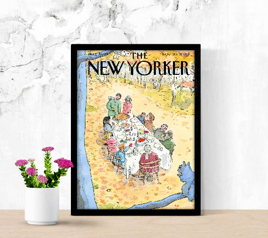 The New Yorker Nov 30 2020 framed poster