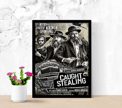 Caught Stealing framed poster