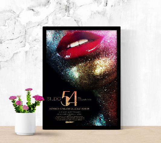 Studio 54 framed poster