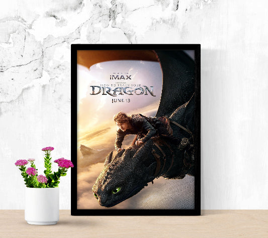 How To Train Your Dragon framed poster