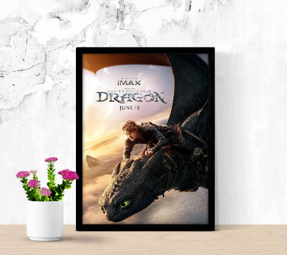 How To Train Your Dragon framed poster