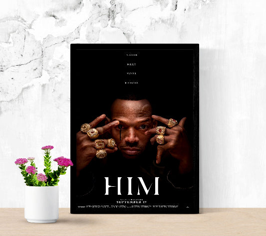 Him framed poster