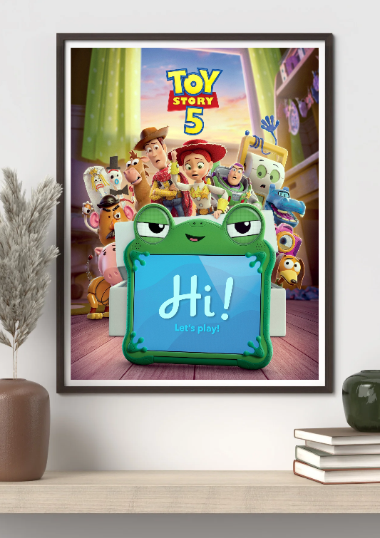 Toy Story 5 framed poster