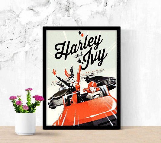 Batman The Animated Series framed poster