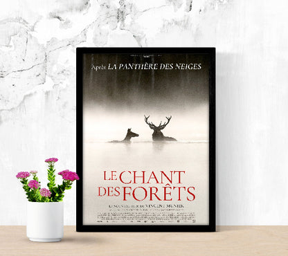 Le Chant des forets framed poster