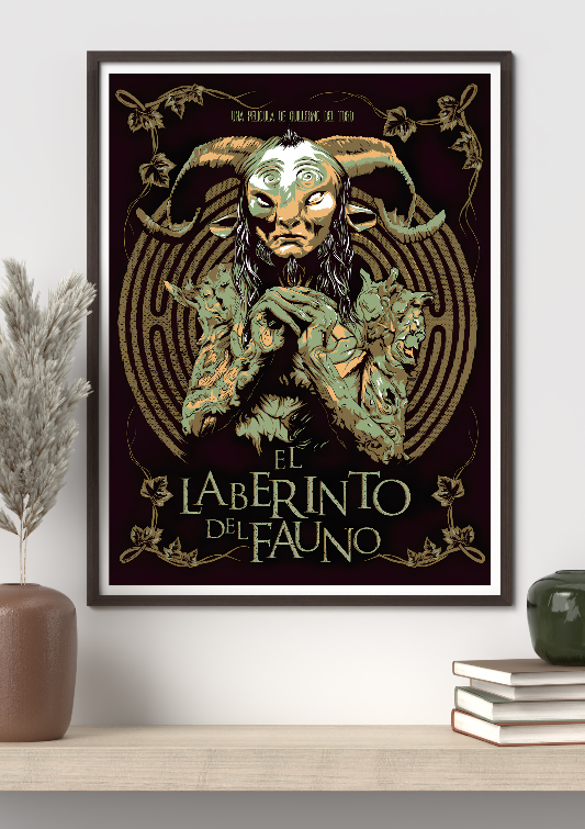 El laberinto del fauno framed poster