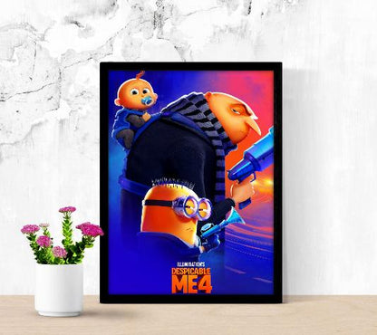 Despicable Me 4 framed poster