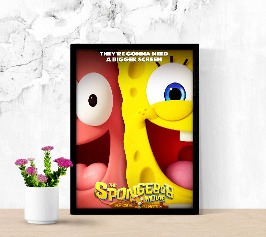 The Spongebob Movie Search For Squareparts framed poster